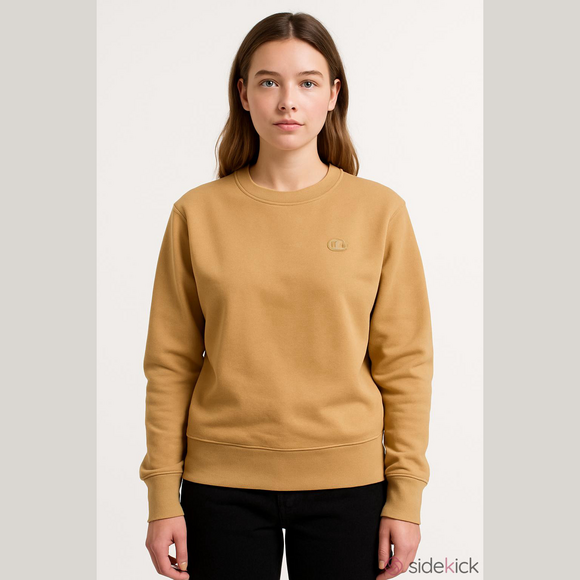 2. Champion Tan Crewneck Sweatshirt - Picture 1 of 7